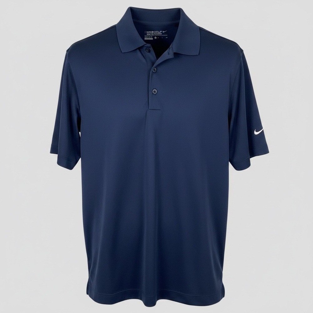 Nike Golf Mens Blue Performance Polo Shirt Size S Athletic Dry Fit Golfcore